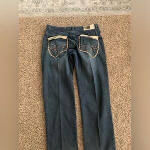 Vintage Y2K pelle pelle embroidered jeans
